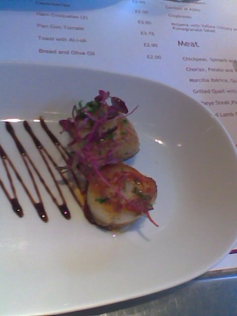 Scallops at Barrafina