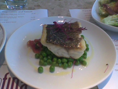 Sea Bass at Barrafina
