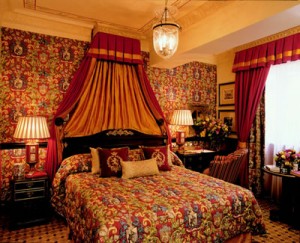 A room in the "Royal Wing" of Rubens at the Palace Hotel - a hotel designed for visitors who wish to be as close as possible to royalty