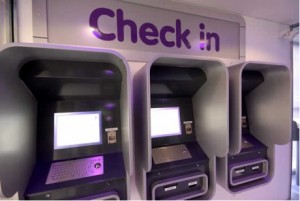 The revolutionary check-in kiosks at YOTEL reduce queues at the check-in desks and allow guests to get to their rooms faster