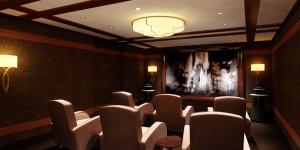 No need to shout quiet at the back in your own private cinema