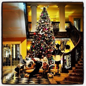 The Claridge's Christmas tree by Lanvin - definitely not understated!
