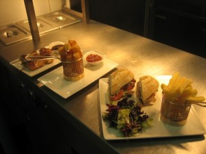 Our lunch being prepared and almost ready to eat!