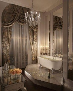 We imagine that bath would cost a fair amount to fill with champers!