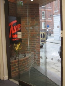 By today the hotel chain has opened two hotels in London, the Tune Hotel Westminster and the Tune Hotel Liverpool Street (pictured above).