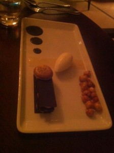 The dessert looked almost too good to eat...almost!