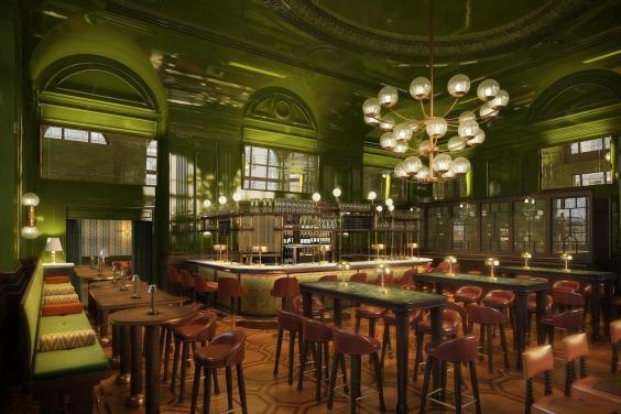 The Wigmore bar at The Langham hotel